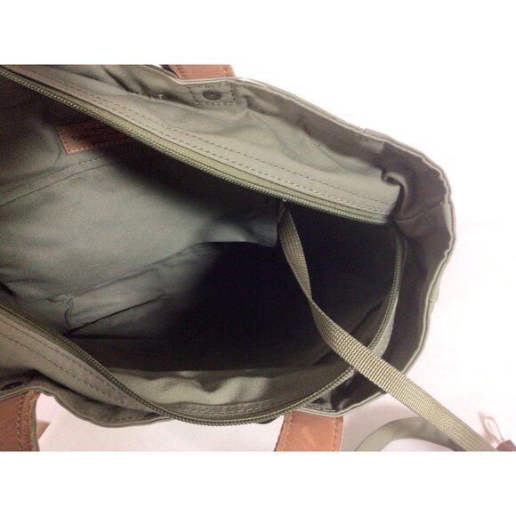 Fjallraven G-1000 Tote Bag Green Canvas Convertible Backpack - Picture 6 of 9